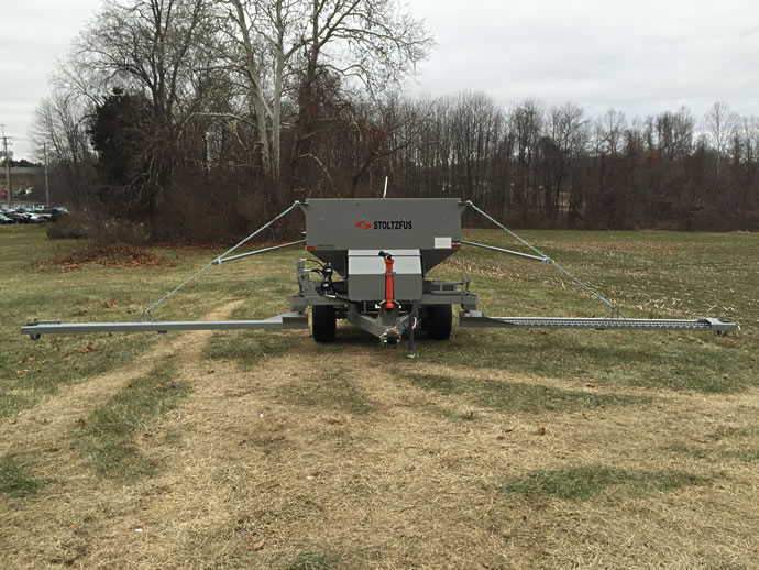 Stoltzfus Boom Drop Spreaders, spreads with accuracy for dry, flowable